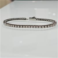 Bracciale John Richmond Donna Tennis Lab in Titanio Diamante Lab Grown 4.80 Ct JRTW01WW - JRTW01WW